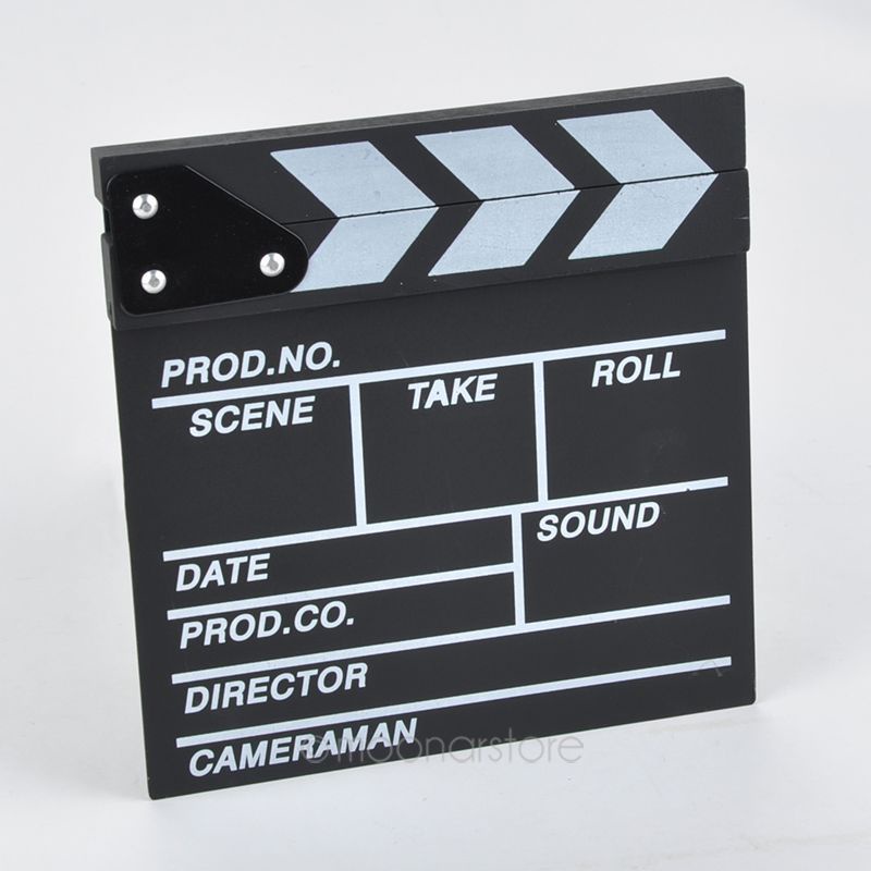 TaffSTUDIO Woopower Profesional Clapper Board Classical Movie Film