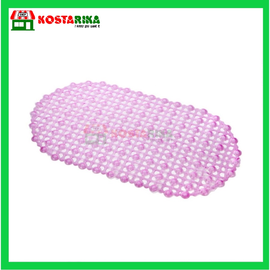 KOSTARIKA Keset Kamar Mandi Anti Licin / Alas Kaki Toilet Dapur / Karpet Lantai Silikon Suction Cup Bathroom Anti Slip Mat PVC Anti Slip