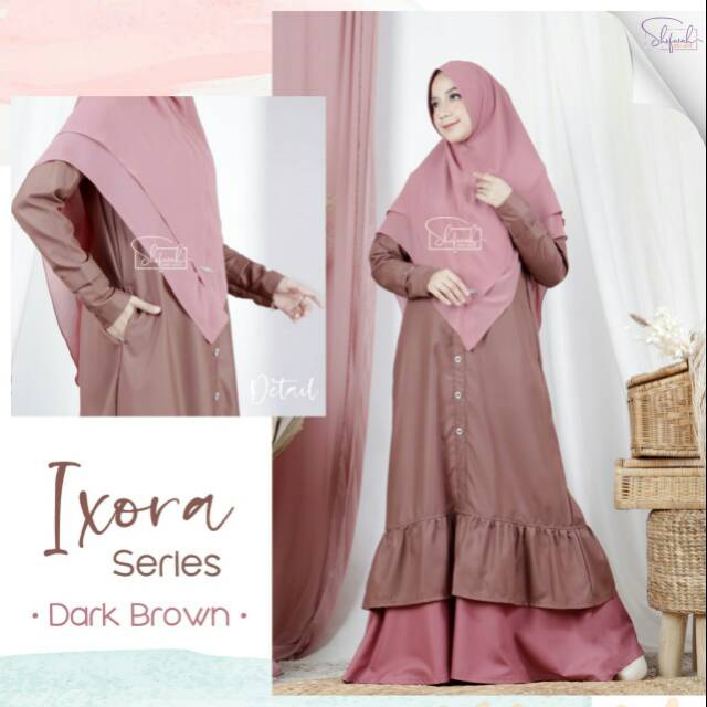 Gamis syari ixora by Shofwah