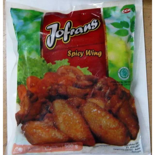 

Jofrans spicy wing 500gr