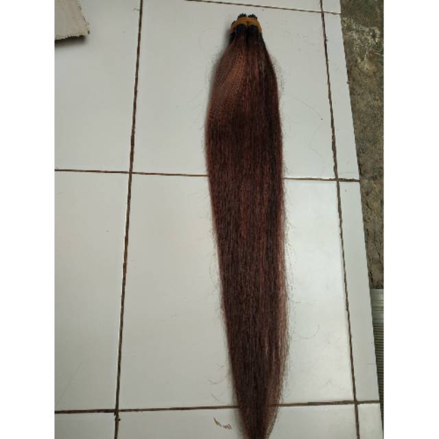 Rambut extension 60cm isi 100helai warna smoothing Rambut extension 60cm isi 100helai warna smoothing