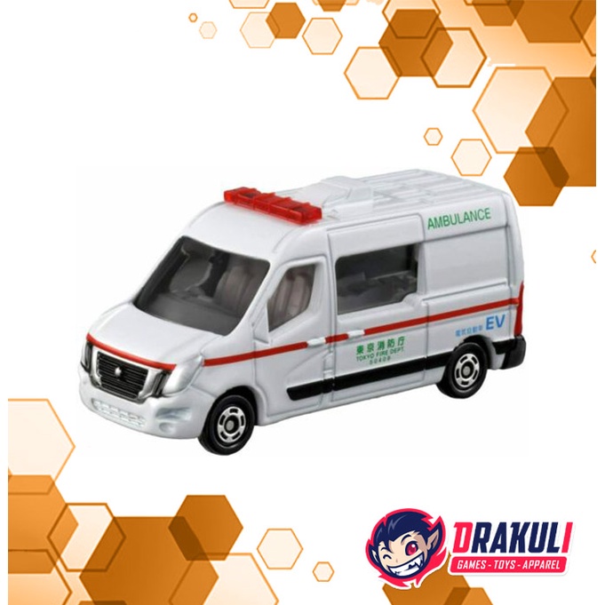 Toys Tomica Reguler #44 Nissan NV400 EV Ambulance