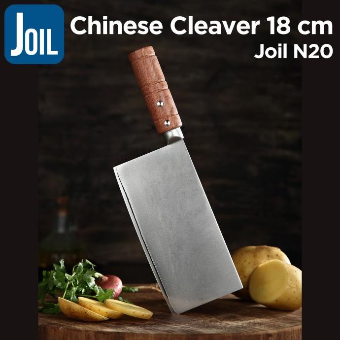 Promo Pisau Golok Dapur Chinese Cleaver 7" Oriental Chef Knife - Joil ada