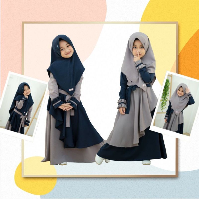gamis syar'i anak /muslim anak/remaja terbaru