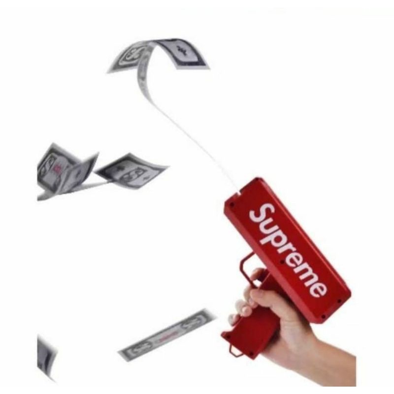 Mainan Money Gun Tembakan Uang & Tembakan Supreme