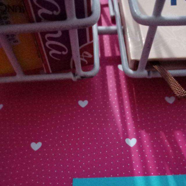 Taeyang-white Wall Grid Keranjang Gantung Hiasan Dinding Wire Mesh 60x40 Putih