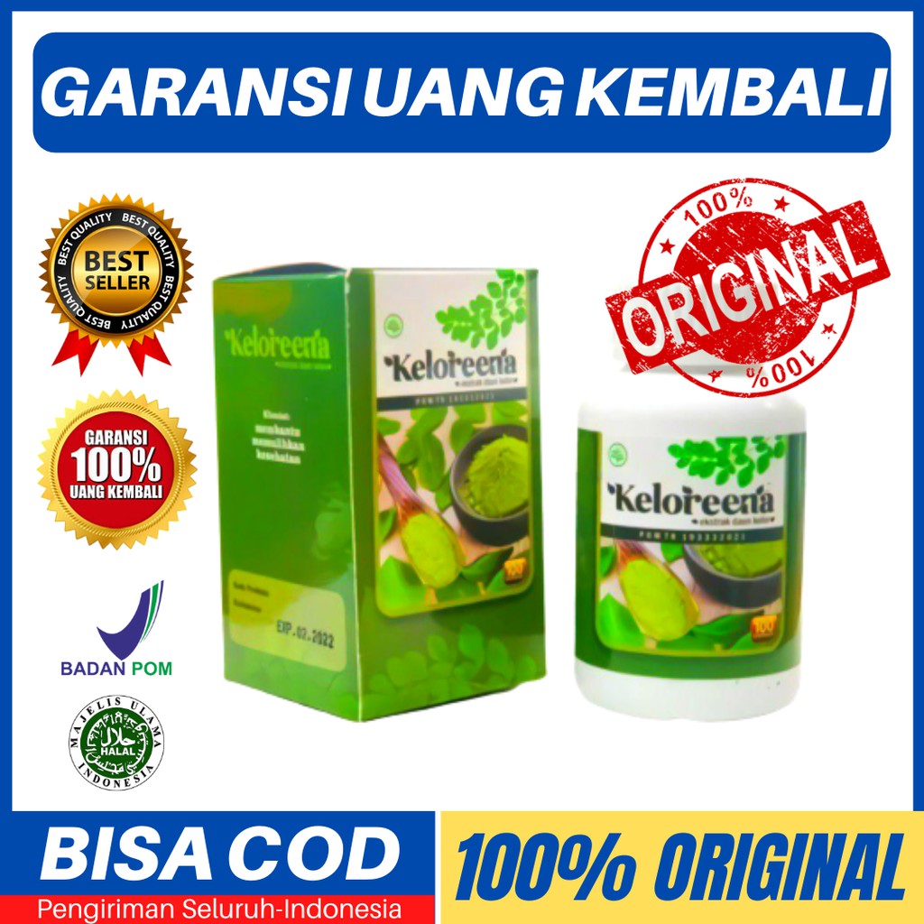 Obat Mengatasi Sperma Encer, Penambah Kualitas Sperma, Penyubur - Keloreena Ekstrak Daun Kelor