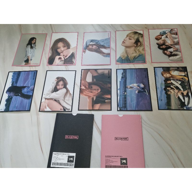 BLACKPINK Square Up - Postcard Type 1 / 2 Jisoo Jennie Rose Lisa