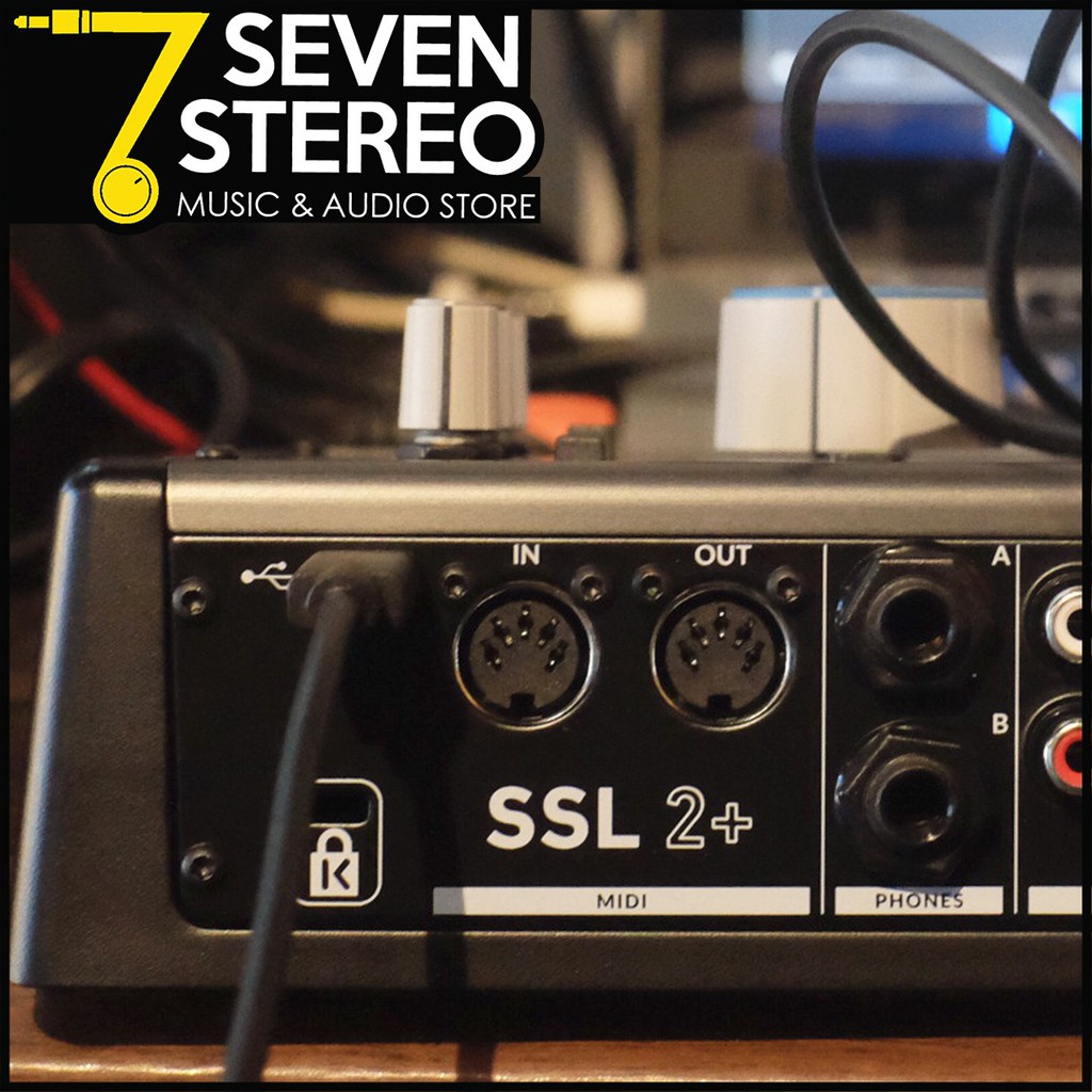 SSL2+ Solid State Logic - USB Audio Interface Soundcard Recording