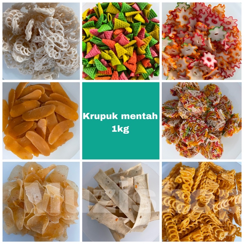 KRUPUK MENTAH/ ANEKA KERUPUK MENTAH 1KG part 3