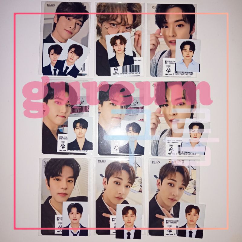 [READY] Stray Kids x CLIO Office Look Version (PHOTOCARD + ID PICT)