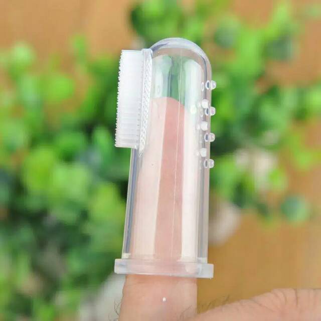 Sikat Gigi Dan Lidah Jari Bayi Bahan Silicone Lembut/ Toothbrush Baby Kids Silicone Finger