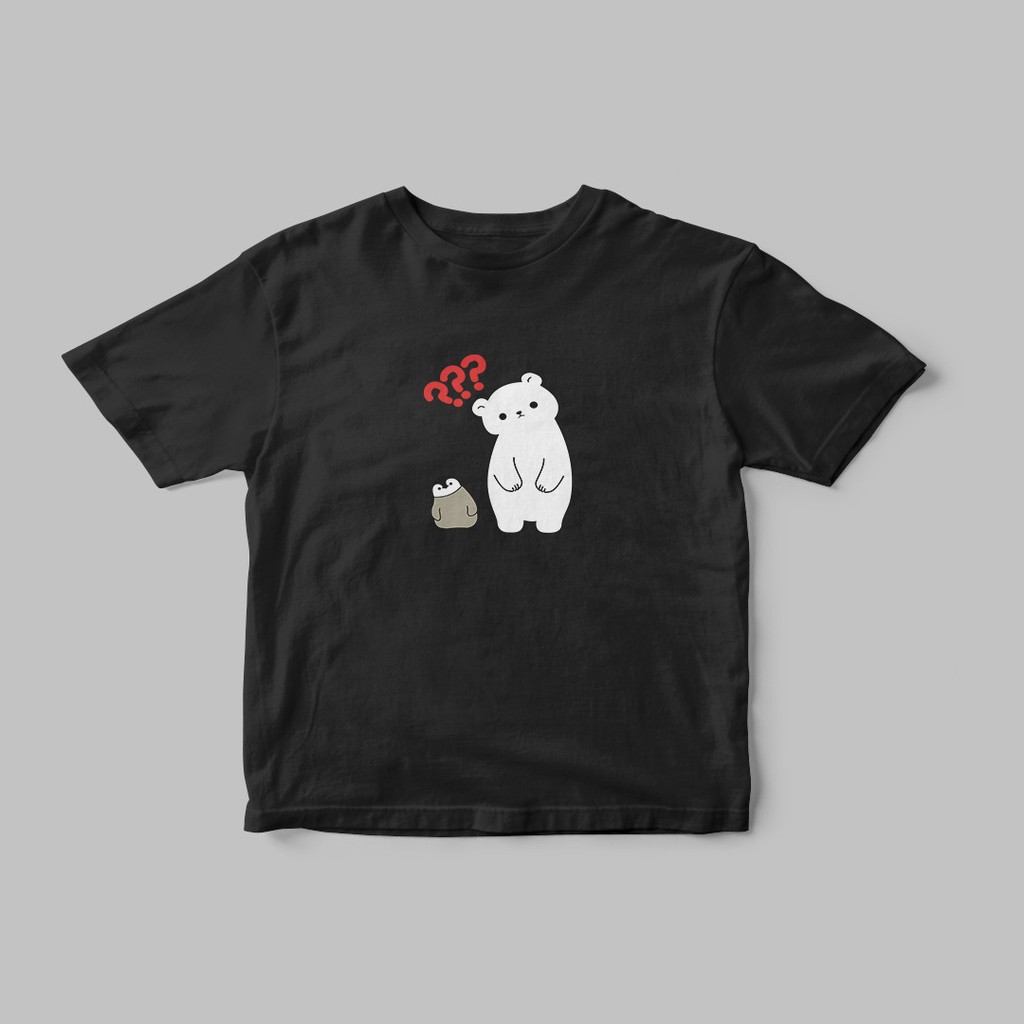 KAOS ANAK UNISEX PENGUIN BEAR PREMIUM HALUS TERBARU,