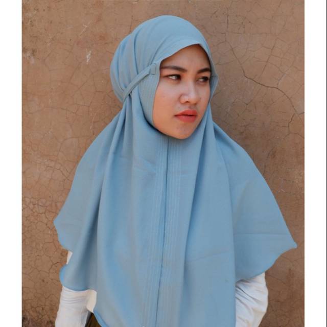 Jilbab instan tali samping