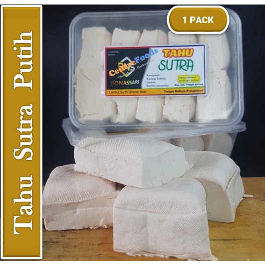 

Tahu Sutra - Tahu Sutera Putih | Isi 10 Pcs [ Harga Per PACK ]
