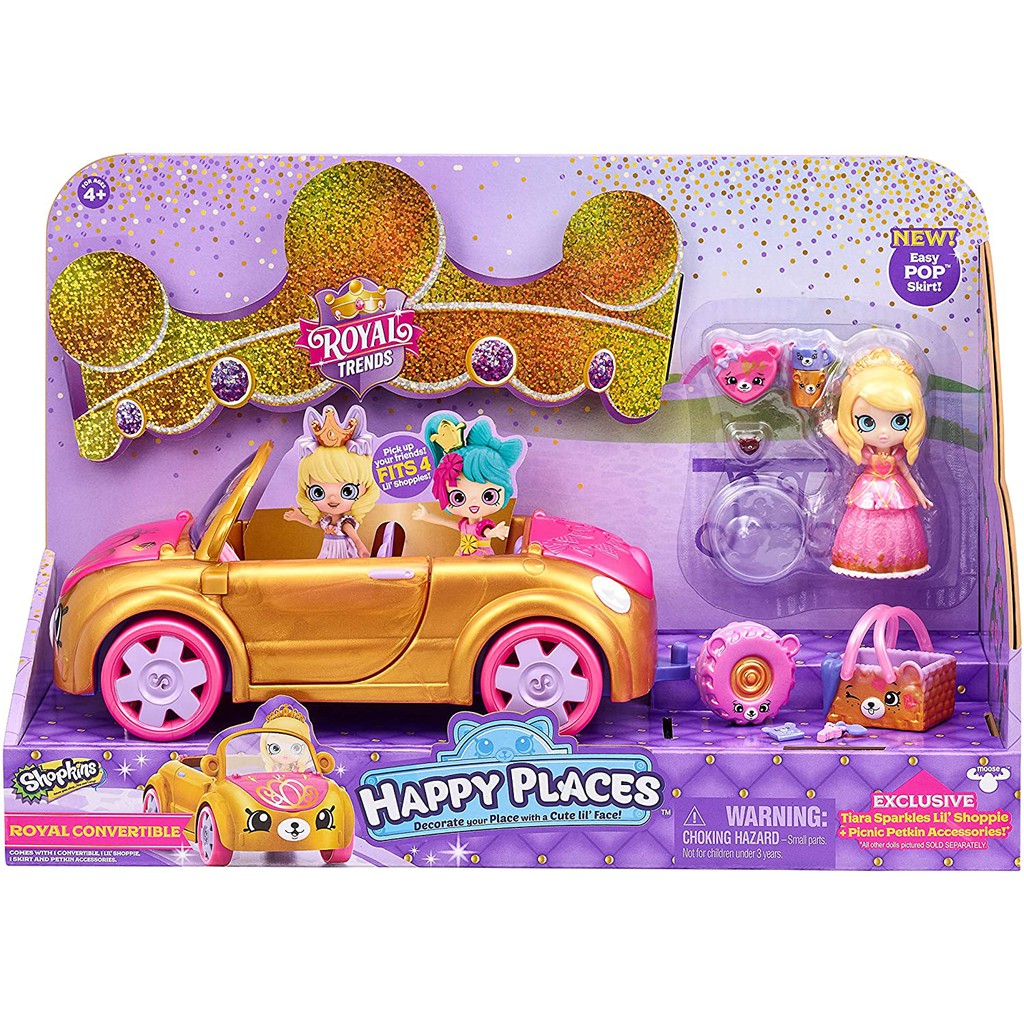 shopkins rainbow car