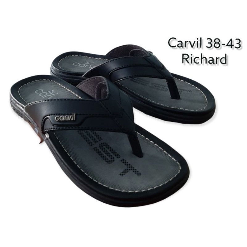 sandal jepit-sandal carvil-richard-sandal pria-sandal kasual.
