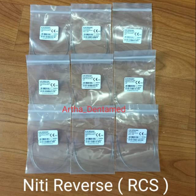 Niti Reverse curve  Niti RCS Regular &amp; Recta IMD