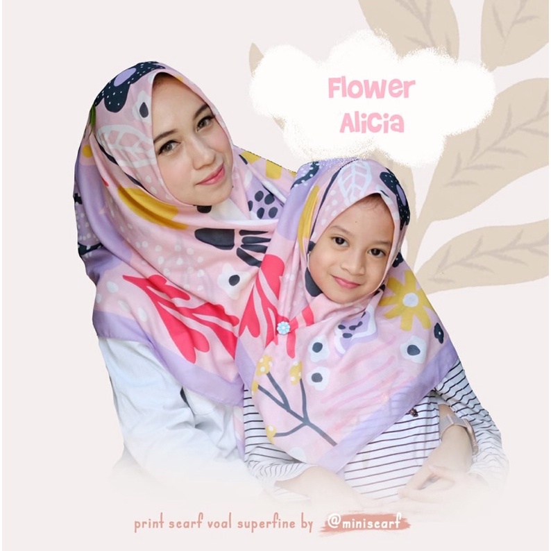 Pre Order - Kerudung Anak - Flower Series