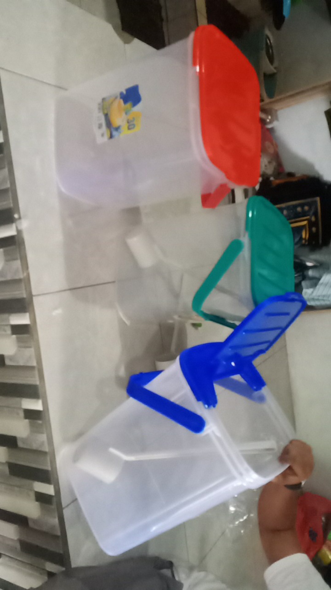 Aquarium Es Buah / Es Kelapa 30 Liter+ Gayung Green Life. Best Seller Product !!!