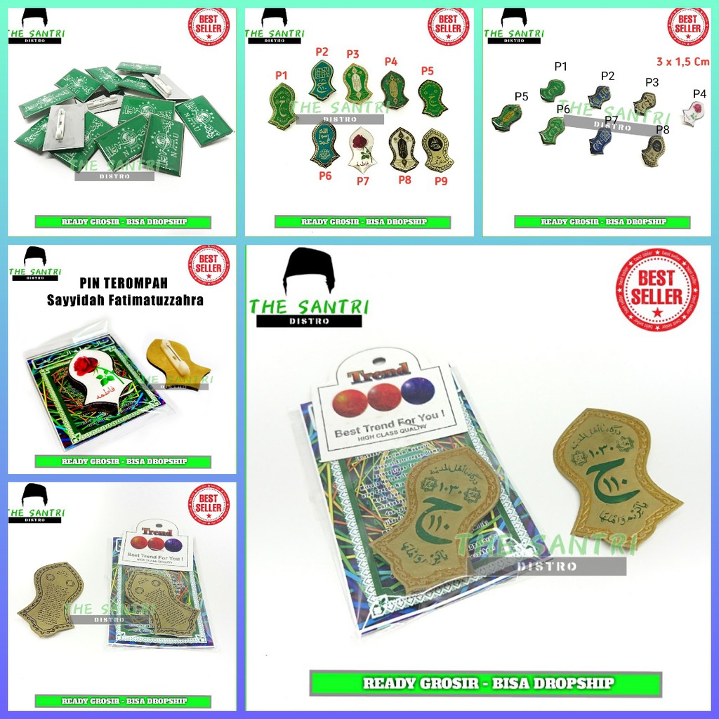 [TERLARIS] Pin Terompah Darkah Emas/Pin Terompah Nabi/Pin Terompah Tarim/Pin Darkah Ya Ahlal Madinah