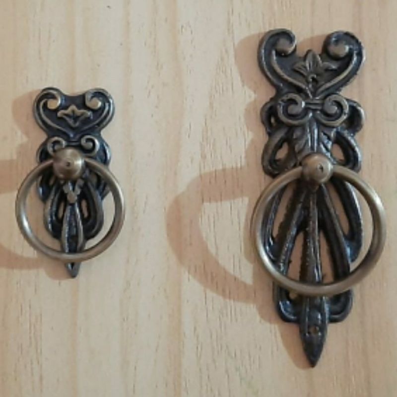 Handle / Tarikan Laci Lemari Jendela Pintu Rumah Motif Ukir 10.5cm