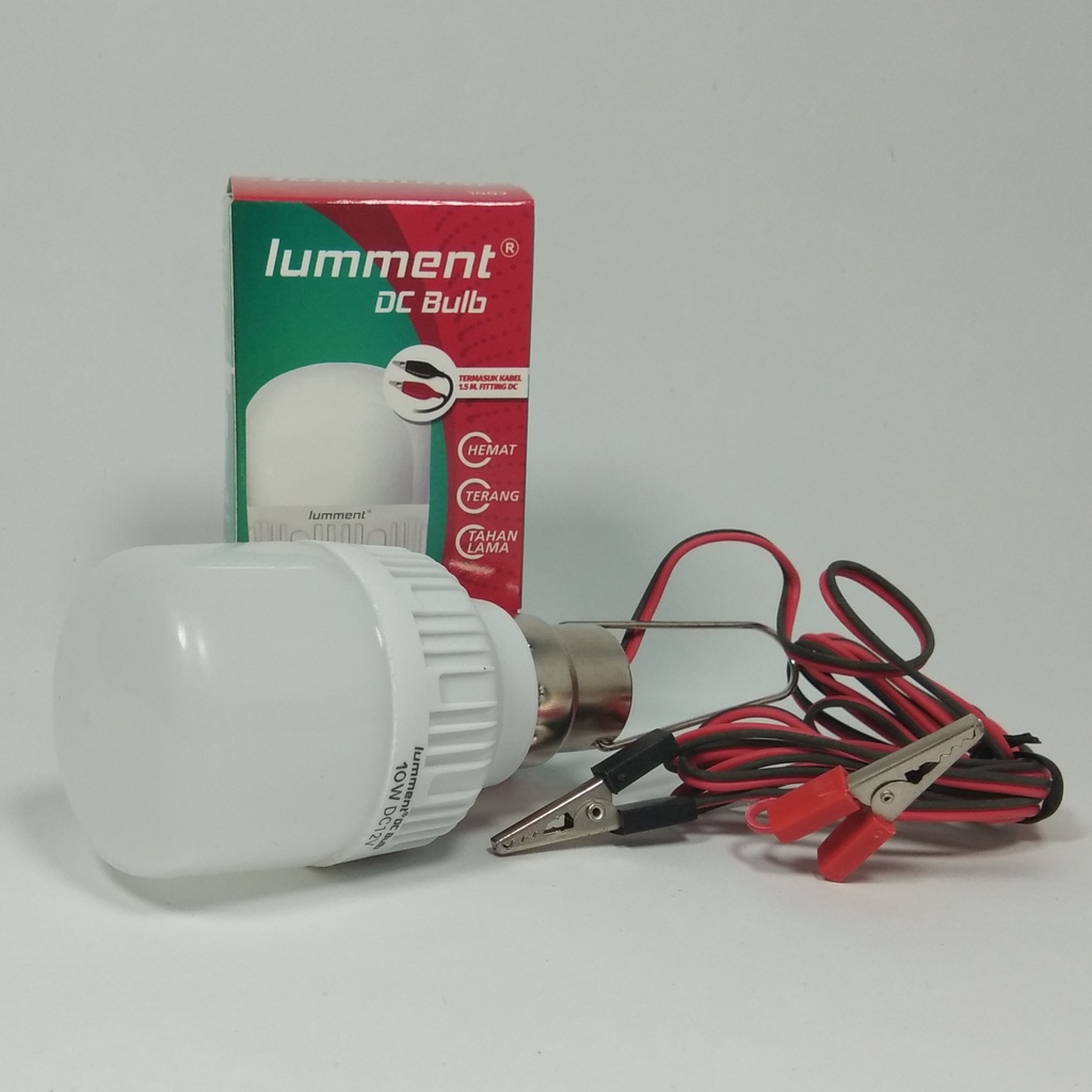 Lumment Lampu LED DC Bulb 12V / Lampu Aki - Cahaya Putih