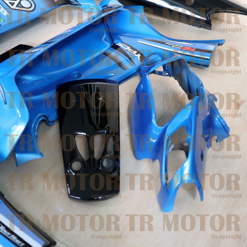 Cover Body Fizr F1zr Petronas Biru Metalik Full Set Halus Cover Bodi Yamaha Fiz r