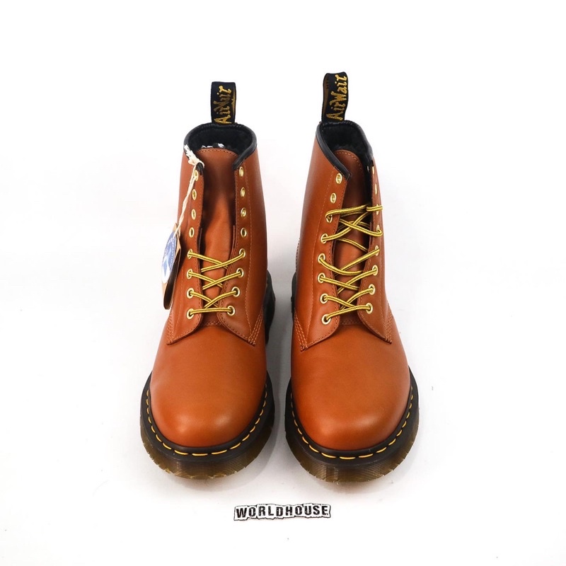 Dr martens 1460 wintergrip boots in blizzard WP leather