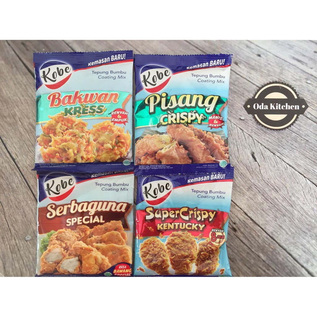 

KOBE TEPUNG BAKWAN KRESS PISANG CRISPY SERBAGUNA SPECIAL SUPER CRISPY KENTUCKY 70gr