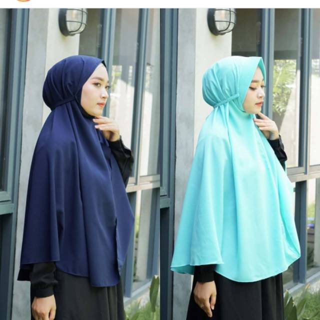 KHIMAR KERUDUNG JUMBO TALI  PET ANTEM DAN NON PET