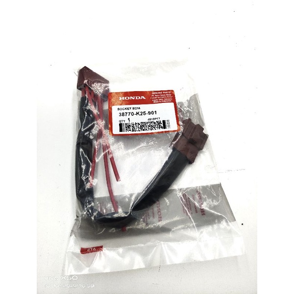 socket ECU ECM honda vario 125 LED vario 150 pcx beat fi beat pop Scoopy esp adv fi new kabel soket K25 KZR ecg spull socket