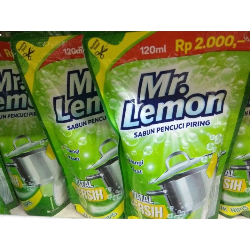 Mr. Lemon Sabun Pencuci Piring 120 ml Rp.2000