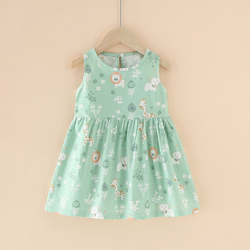 BABYSICAL 1-4 Thn - Aneka Dress anak Dress Bayi Korea Cotton Bamboo Motif Premium-Animal Tosca
