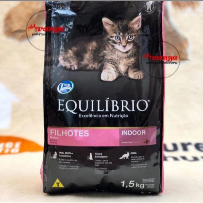 Makanan kucing equilibrio kitten 1,5kg