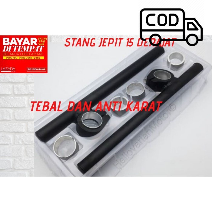 COD HITAM Stang jepit 15 derajat Fu ninja r rr rx king vixioN