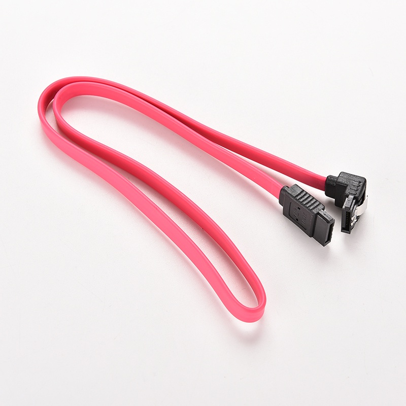 {LUCKID}Sata ATA Raid Data HDD Hard Device Signal Cable Straight-Right Angle Connector