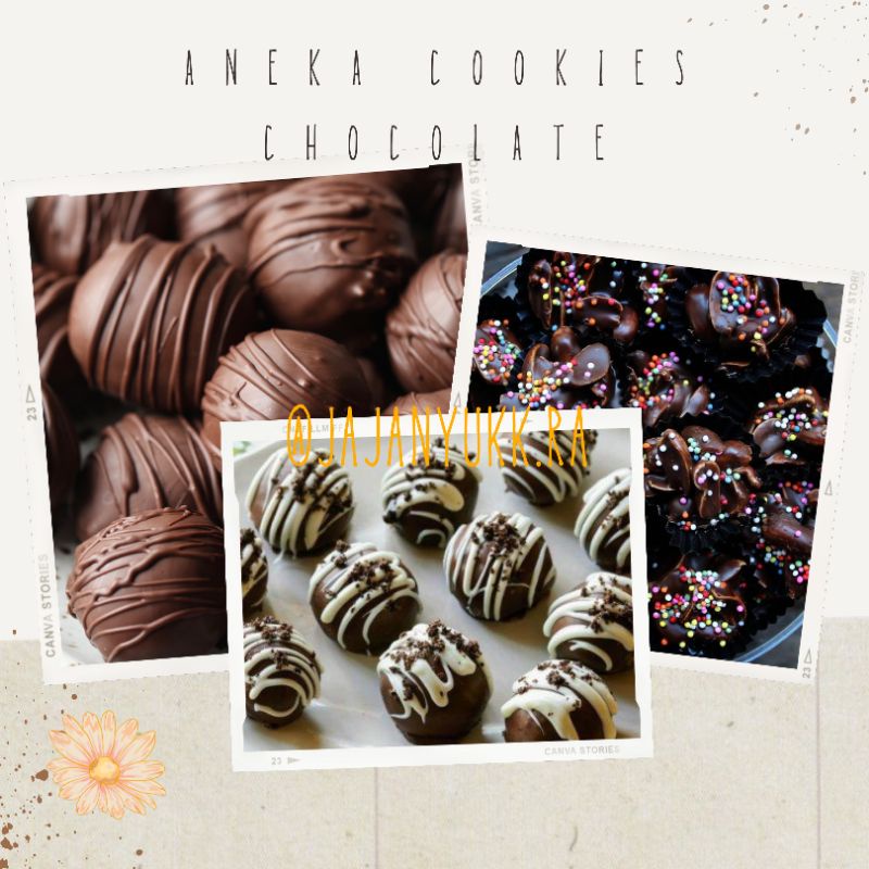 Kue kering CHOCOLATE| TOPLES 500gr KACANG COKLAT BOLA OREO • lebaran