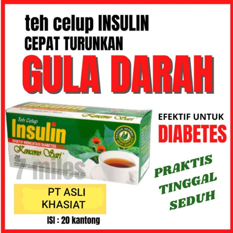 

teh insulin isi 20 kantong teh ampuh hilangkan diabetes dan gula darah sudah bpom garansi