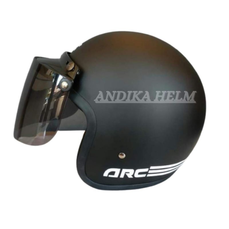 Helm Bogo Murah Arc (Hitam Dop)