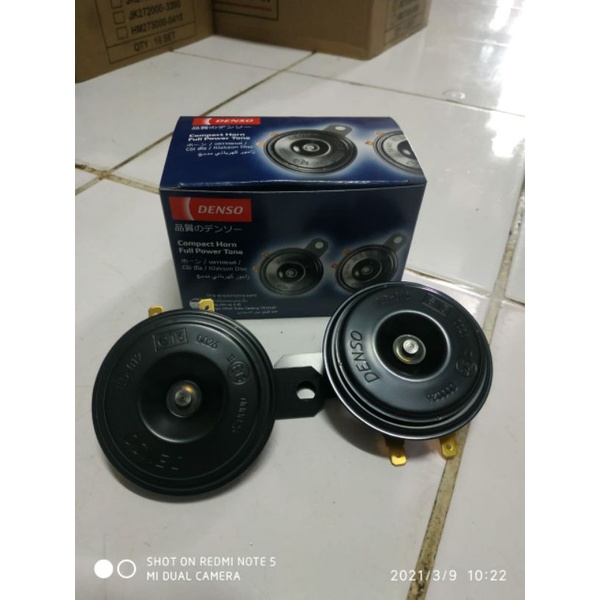 klakson Denso ,mdl standart,keong biasa,keong waterproff