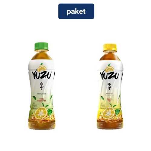 Yuzu Green Tea Teh Botol 350 ml + Yuzu Tea Teh Botol 350 ml