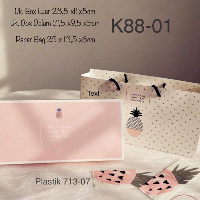 

SUPER!!..>>137TO Kotak Kue Dus Nastar Box Packaging Paper Bag K88-01