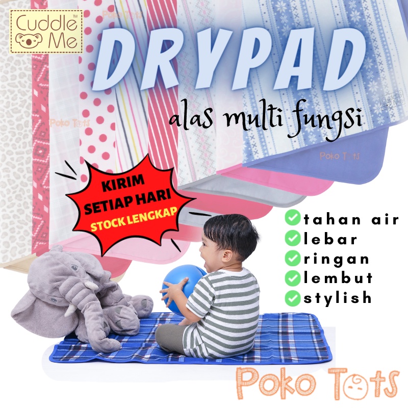 Cuddle Me Dry Pad Mattress Protector Perlak Matras Alas Ompol Bayi Dewasa Lansia Cuddleme Drypad Alas Main Makan Anak
