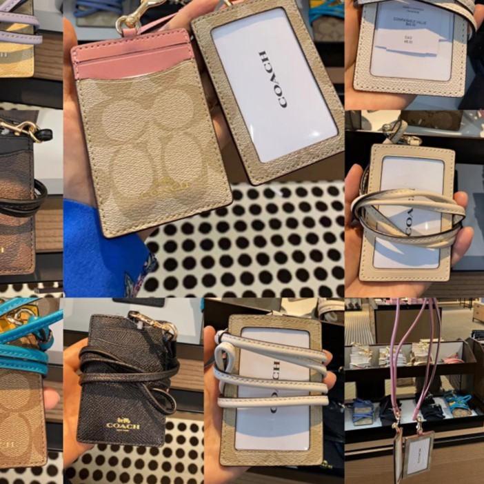 

【⚡TAR】 COACH lanyard/ Kartu kerja/pemegang kartu id /DIY klasik /original/name tag holder/SIX color produck terbaik