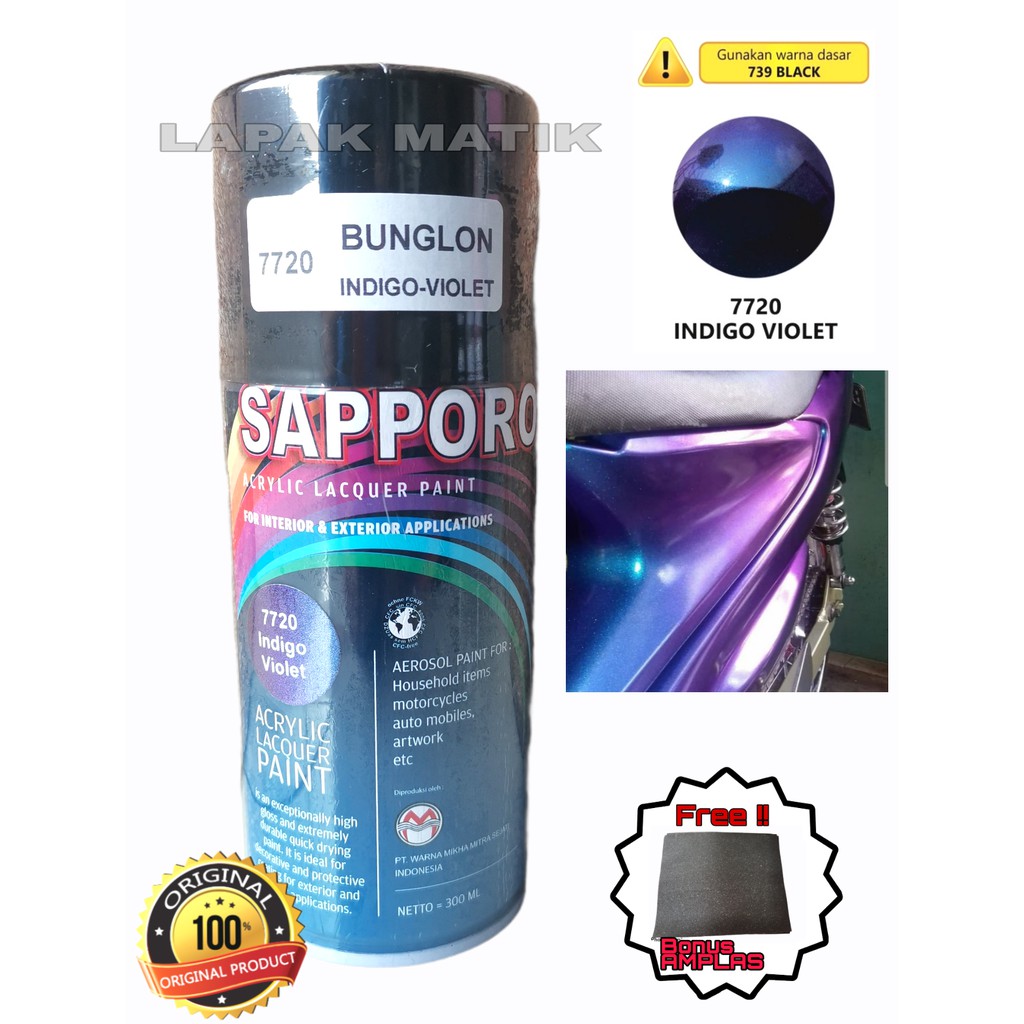 Pilok Sapporo INDIGO VIOLET BUNGLON 7720 300ML