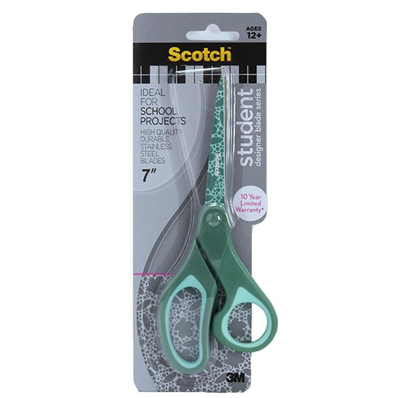 

3M Scotch Gunting Stainless Steel 7 Inch Student 1427S BOT - Hijau