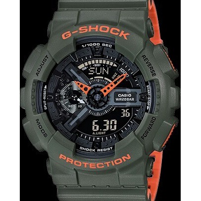 

GA-110LN-3 layered neon edition