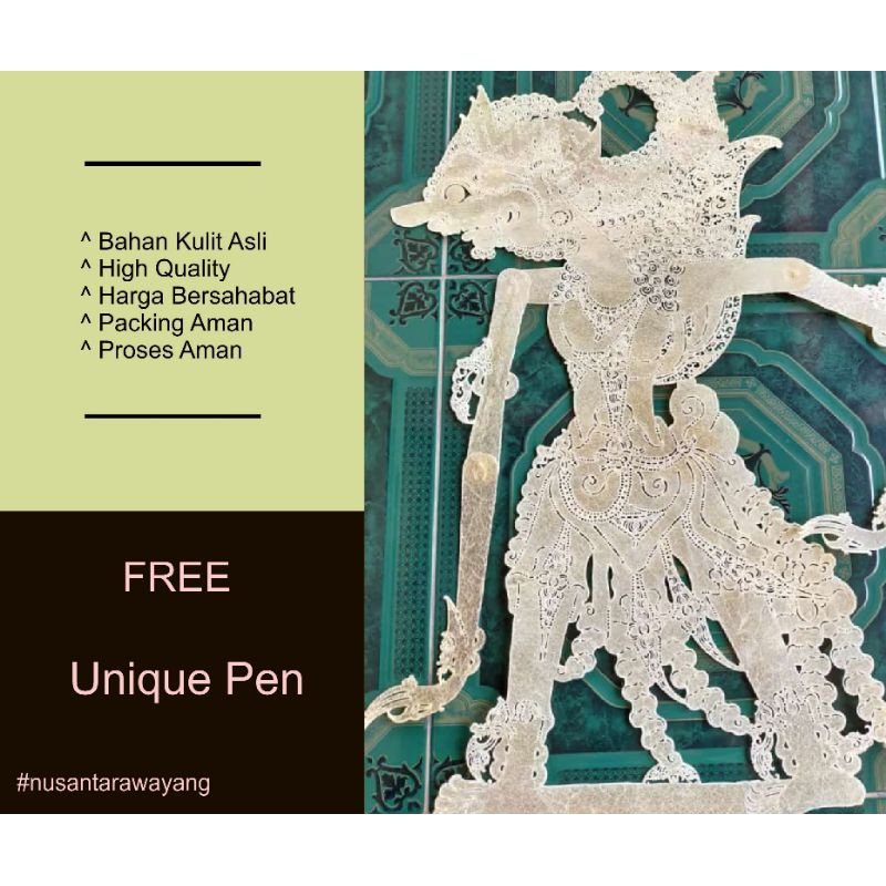 Wayang Kulit Kerbau Kangsa Putihan Alusan