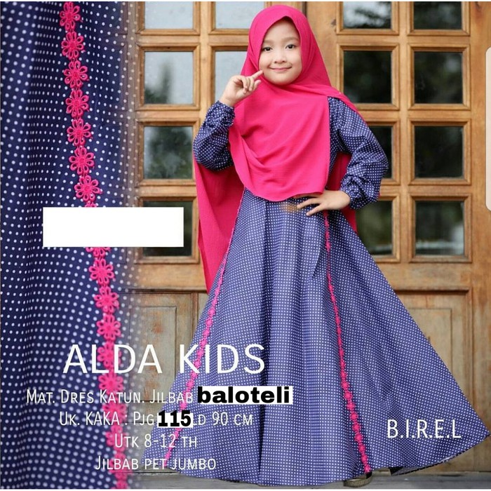 Gamis Anak Perempuan Terbaru/Gamis Levis Lol Led/Gamis Tile  GD498  Perempuan|Baju Muslim |Maxi Al